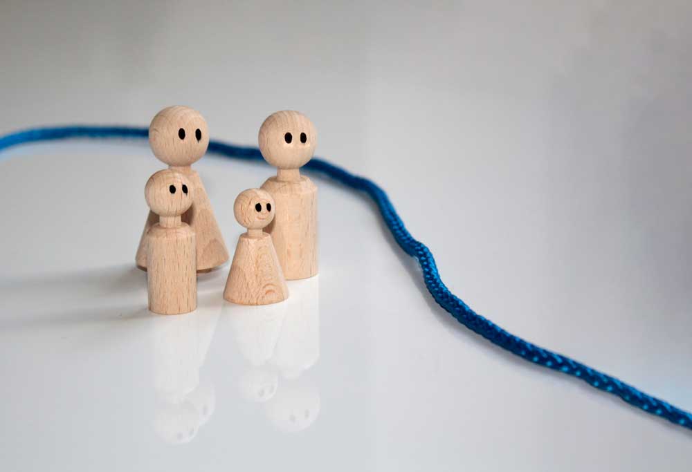 Familie Konflikte Streit Timeline